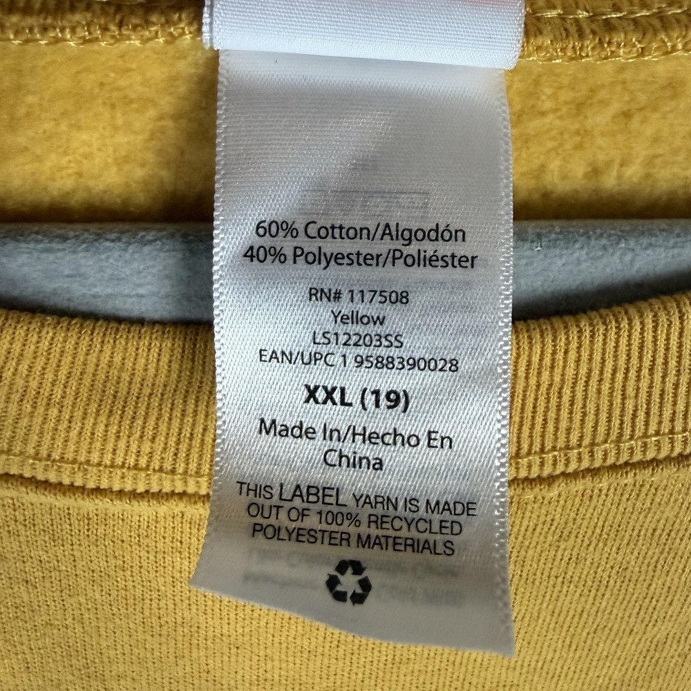 Disney Lion King Sweatshirt Juniors XXL 19 Yellow Hakuna Matata Simba Graphic - Picture 7 of 10